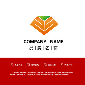 字母SS钻石logo