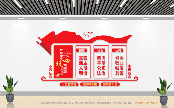 核心價值觀文化墻