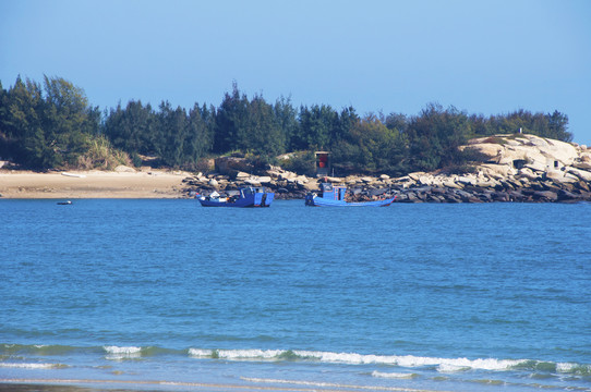 海岸海岛海洋渔船