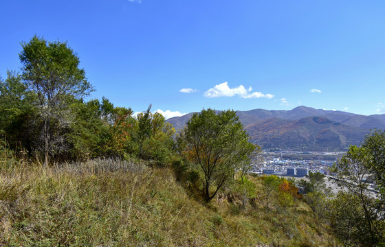 岷山秋色