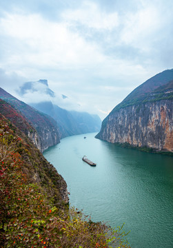 重庆奉节瞿塘峡风光