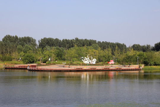 北京東郊森林公園風光