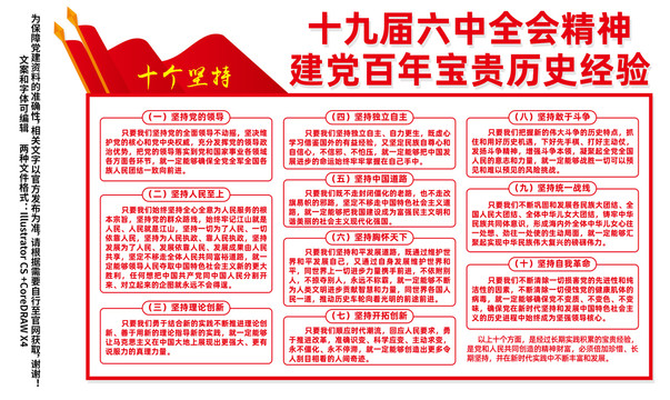 十個堅持