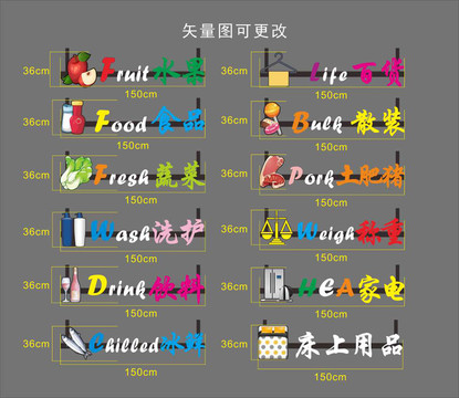 超市發(fā)光字