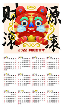 2022年歷