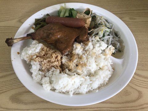 鸭腿饭套餐