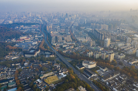 杭州上城区复兴大桥复兴路高架