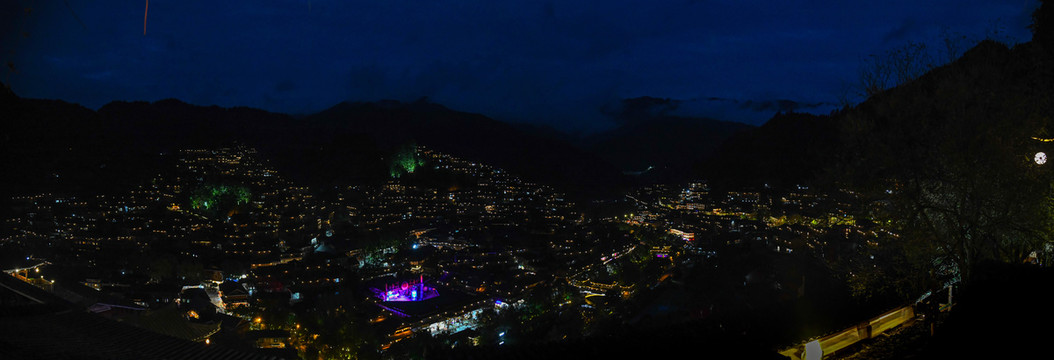 贵州西江千户苗寨夜景