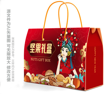 國潮堅果禮盒