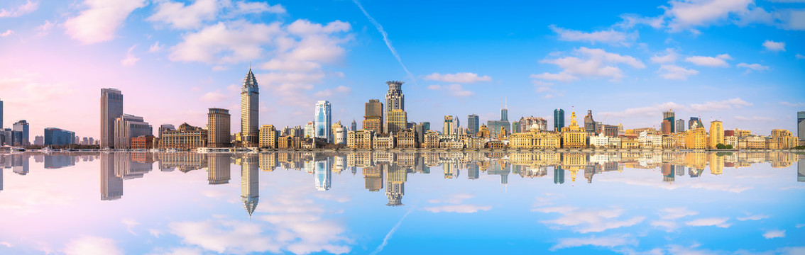 上海外灘城市風光全景