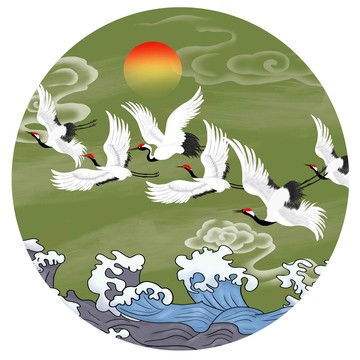 觀滄海旭日東升