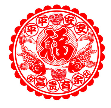 剪紙窗花新年剪紙