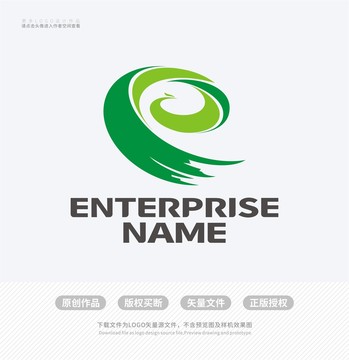 P字母高新区LOGO标志设计