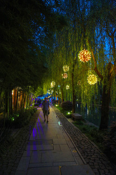 杭州西湖夜景