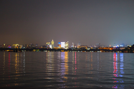 杭州西湖夜景