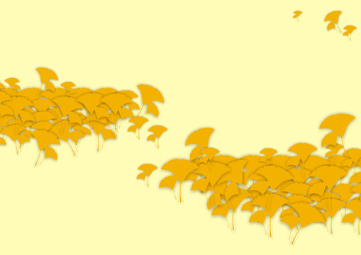 銀杏葉背景創(chuàng)意圖片