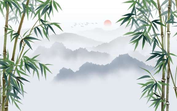 竹電視墻