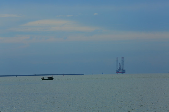 海口湾风光