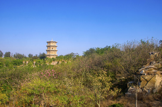 金钗山六胜塔印象风景