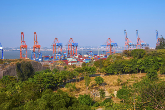 石湖港金钗山风景