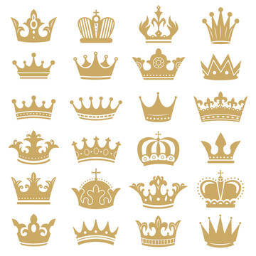 金色华丽皇冠图标