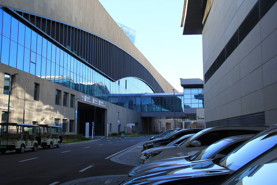 现代大型会展中心办公环境