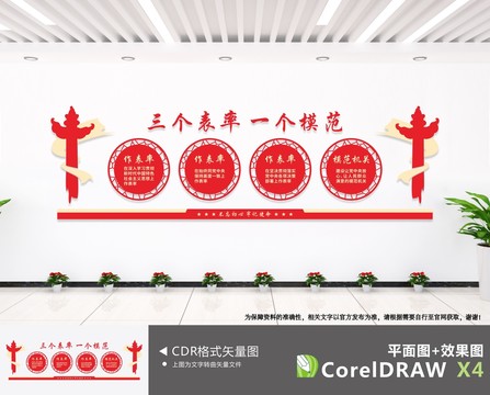三個表率一個模范