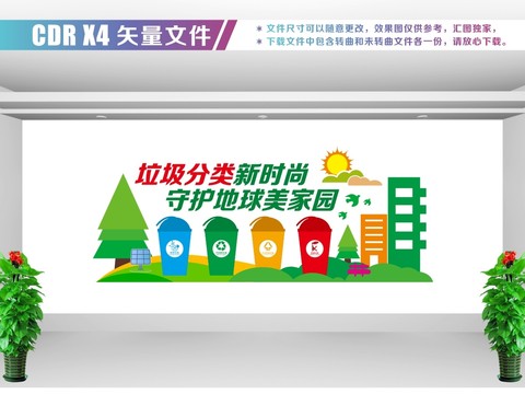 垃圾分類(lèi)文化墻