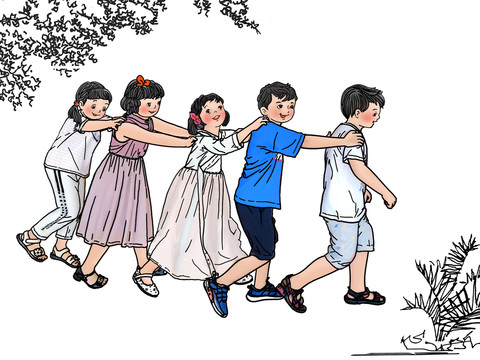 民間游戲螞蟻扛蜈蚣