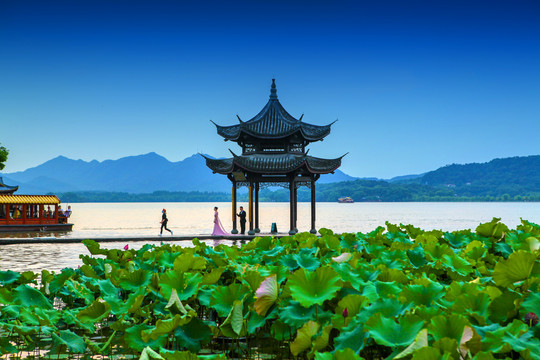 西湖風光
