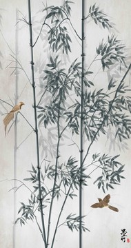 竹子插畫