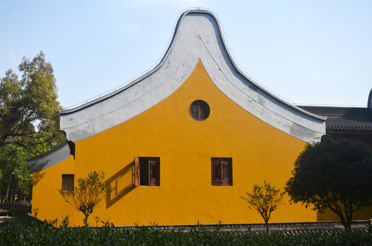 杭州寺庙马头墙