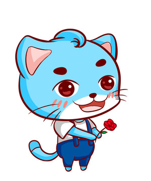 原創(chuàng)卡通小貓插畫