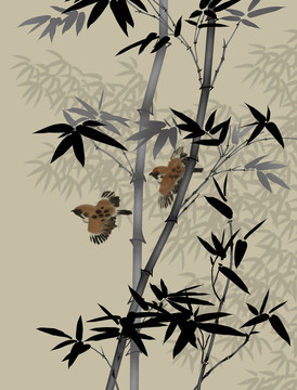 墨竹圖