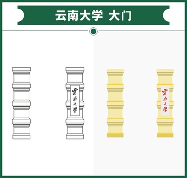 云南大學大門