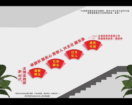 文明實(shí)踐所文化墻