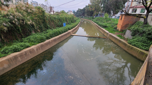 昆明市官渡区老宝象河河道