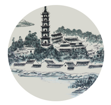 江南水墨畫
