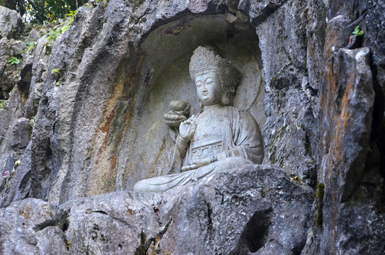 杭州灵隐飞来峰造像