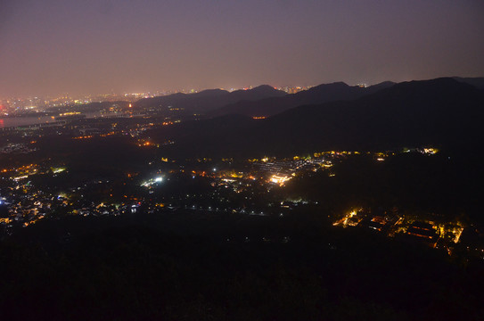 杭州西湖夜景