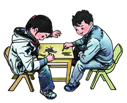 民間游戲挑小棒