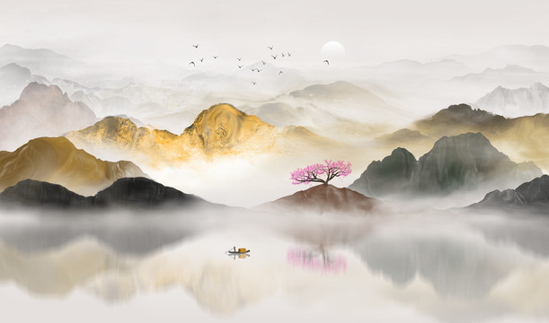 寫意山水畫
