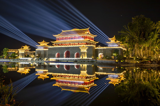 福州闽越水镇夜景