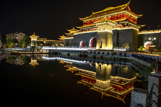 福州闽越水镇夜景