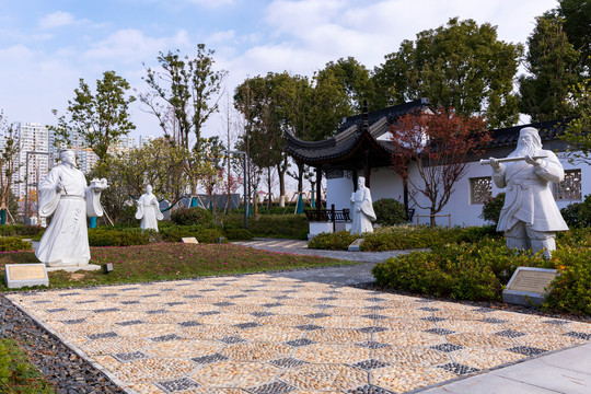 苏州工匠广场雕像群
