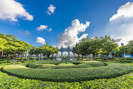 广州中山大学广州南校区北门牌坊