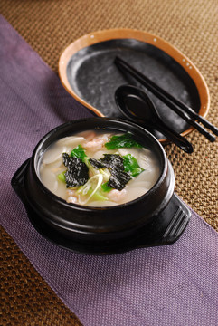 韩式米片汤