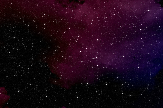 紫紅色星空