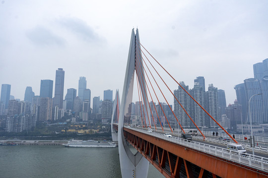 重庆东水门大桥风景