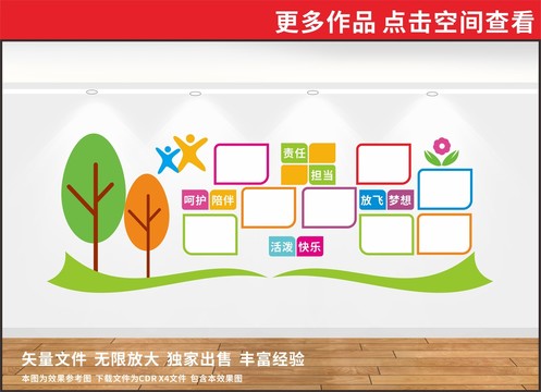 幼兒園照片墻
